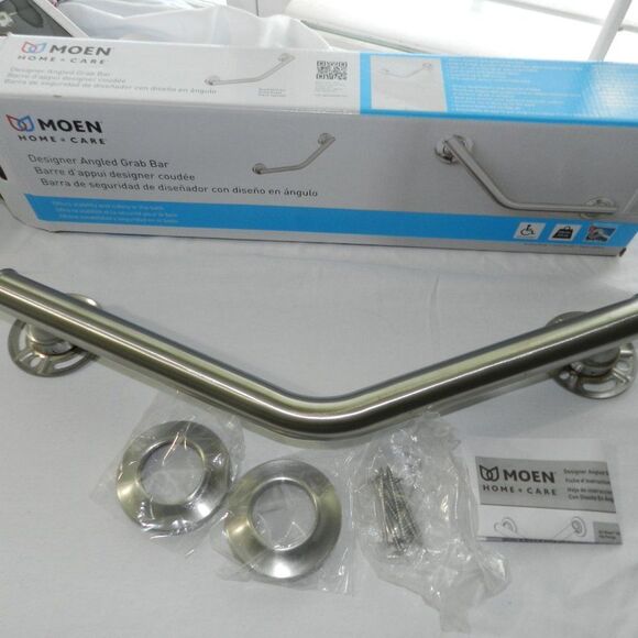 Other - *NEW* in box, Moen designer angled 20" shower/bath grab bar, brushed nickel